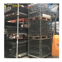 Cages en fil métallique empilables et pliables de différentes tailles disponibles