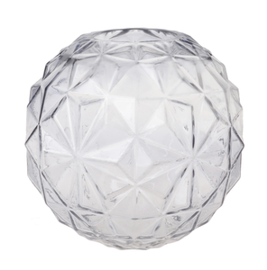 Jarrones Decorativos de Vidrio Soplado a Mano, Florero para Interiores del Hogar, Centro de Mesa de Vidrio Transparente para Bodas - Product Image 1