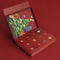 Boîte cadeau rigide magnétique 3D écologique de luxe avec logo personnalisé et marquage à chaud pour emballages alimentaires haut de gamme