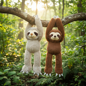 Peluche paresseux mignonne personnalisée en usine, décoration <span class=keywords><strong>de</strong></span> famille d'animaux pour les fêtes, cadeau d'anniversaire pour enfants, jouet en peluche paresseux - Product Image 6