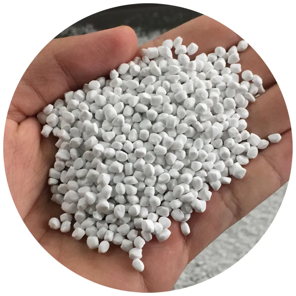 Nhựa PELLET Vật liệu Trung Quốc nhà máy trực tiếp vận chuyển caco3 đen trắng masterbatch PP phụ chủ hàng loạt cho thổi đúc