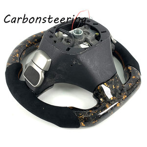 Volante de <span class=keywords><strong>Fibra</strong></span> de Carbono Forjado a Mano para Corvette C6 <span class=keywords><strong>LS2</strong></span> LS3 Z06 ZR1 2005-2013, Forma de D, Personalizado, Compatible con el Interior Original, Mejora del Interior - Product Image 6