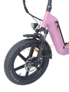 Bicicleta Eléctrica Híbrida 2026 Hot de 20 Pulgadas con Cuadro Bajo, Neumáticos Anchos y Suspensión Completa para Adultos - Product Image 3