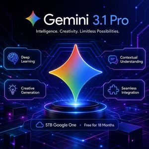 การสมัครใช้งาน Google Gemini 3.1 Pro แบบ18เดือนอย่างเป็นทางการพื้นที่เก็บข้อมูล Google One 5TB ใช้งานได้ทั่วโลกสำหรับผู้ใช้ <span class=keywords><strong>MAC</strong></span> และผูกกับอีเมลส่วนตัว - Product Image 4