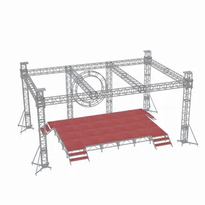 6082-T6 Podium Events truss stand stage truss aluminum Portable stage Deck platform System for Event Hire