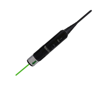 Vente chaude : Lunette tactique à point rouge et laser à trois niveaux, dispositif de mise à zéro au laser vert, 12 adaptateurs, matériau en aluminium, utilisation en extérieur