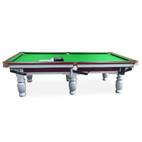 Design classique en Bois Massif et Antique Pierre Ardoise Billard Boule De Billard Table avec Habile Métier De Travail De Main