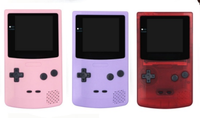 Boîtier GBC pour Game Boy Color OLED AMOLED Écran LCD laminé Fente USB Type C Couvercle de batterie pour batterie rechargeable