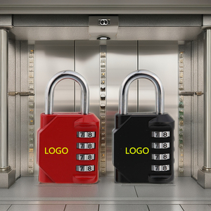 Cadenas en alliage de zinc à combinaison de code à 4 chiffres de haute qualité avec logo personnalisé - Product Image 2