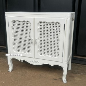 Mueble francés superventas, mueble de buffet de 2 puertas con guarnición de mimbre, hecho en Indonesia, cantidad al por mayor - Product Image 5