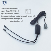 Interrupteur intelligent à détecteur de mouvement infrarouge 12-24V IP21 pour porte simple, installation apparente/encastrée pour armoire et LED