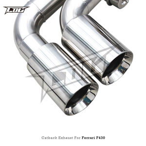 Scarico con Valvola Personalizzato per <span class=keywords><strong>Ferrari</strong></span> F430 Spider/Coupé 4.3L 2005-2009, Tubo di Scarico in Acciaio Inox Boska con Controllo Remoto - Product Image 6