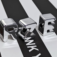 Cuentas de acrílico plateadas con letras del alfabeto y agujero grande, para manualidades DIY, colgantes, informales, con diseño digital, para decoración de zapatos