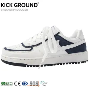 Kick Ground Zapatillas Altas Zapatillas altas personalizadas Marca Zapatillas hechas a medida PU Zapatillas altas personalizadas para hombres