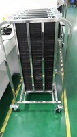 ALLESD 300PCS Chariot de transport ESD pour cartes PCB 460mm pour le stockage et la circulation des composants électroniques