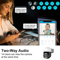 Sistem CCTV POE Luar Ruangan 8 Kanal Ultra HD 8MP Kamera IP Bullet PTZ 4K Tahan Cuaca Penglihatan Malam Kit NVR Akses Jarak Jauh XMEye Pro