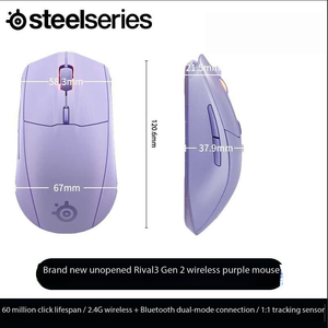 <span class=keywords><strong>Souris</strong></span> de jeu <span class=keywords><strong>sans</strong></span> <span class=keywords><strong>fil</strong></span> <span class=keywords><strong>SteelSeries</strong></span> Rival 3 WL Gen 2, capteur optique TrueMove Air, durabilité, <span class=keywords><strong>souris</strong></span> ultra-légères - Product Image 2