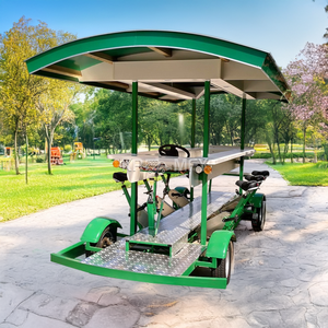 Bicicleta de Cerveza de Cuatro Ruedas de Una Velocidad para Bodas, Fiestas, Calles Peatonales de la Ciudad, Parques, Paseos Turísticos Eléctricos - Grandes Parques Infantiles - Product Image 3