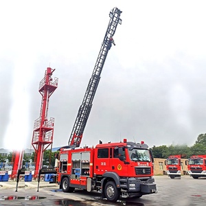 Sinotruk Howo空中ラダーレスキュー消防トラック5 CBM水消防レスキュートラック - Product Image 3