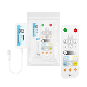 Controlador LED Wi-Fi CCT Inteligente IoT con Control por Voz, Dimmer PWM de 2 Canales DC5-24V, Sincronización Musical, Control Remoto RF Inalámbrico de Doble Canal - Product Image 1