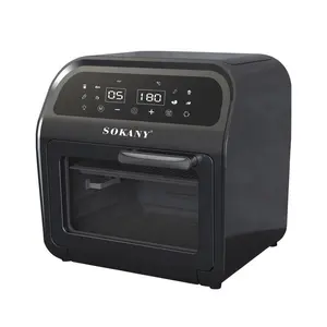 Sokany Premium Electric Healthy Deep Oven Display Temperature Control Commercial Turkey Fryer Smart Digital Air Fryers