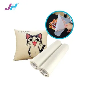Milky white PET polyethylene terephthalate transfer direct to film with high heat stability for water based pigment ink printer