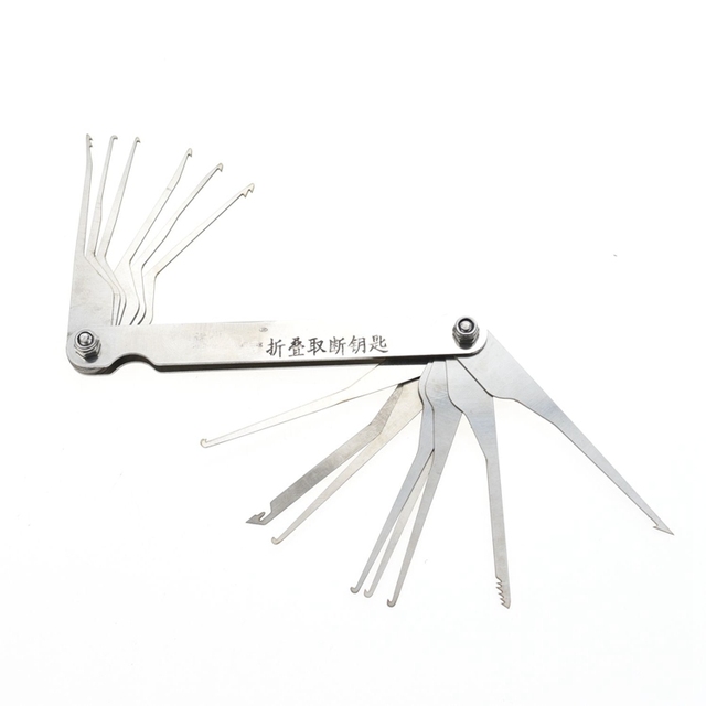 YH1576 Stainless Steel Polished Silver Broken Key Pick-up Tool ISO9001 Certified for Key Extraction