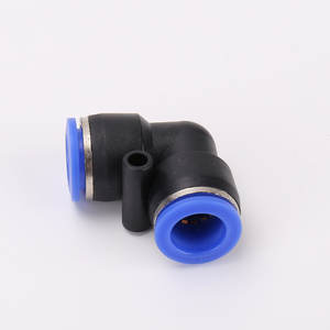 Tuyau pneumatique en acier inoxydable PV, coude en forme de L à angle droit de 90 degrés, connecteur rapide pour 4/6/8/10/12 mm, état neuf - Product Image 4