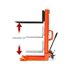 Apilador Manual Hidráulico para Manejo de Materiales, Carretilla Elevadora Manual, Venta Caliente, Transpaleta Manual Personalizada 255 1200mm 1600mm - Product Image 5