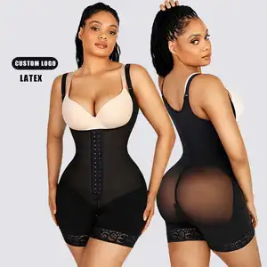 2023 latex tummy control high waist butt lifter body slimmer compression shaper shapewear for women