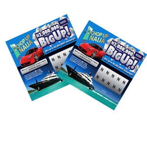 Cartes à gratter en gros, impression offset de haute qualité, impression sérigraphique, papier à gratter, taille de carte personnalisée, papier et carton - Product Image 2