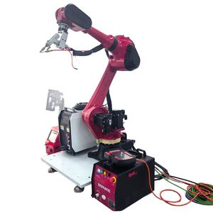 Sistema de Brazo Robótico de Soldadura Industrial de 6 Ejes, Motor PLC, IP54, Capacidad de Carga de 6 kg, Longitud del Brazo de 1600 mm, Posicionamiento Repetido de 0.05 mm - Product Image 1