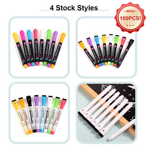 Pennarello per lavagna magnetica a liquido cancellabile a secco punta Fine calendario in acrilico da 1mm pianificazione cancellazione a umido con gomma - Product Image 6