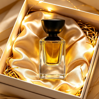 Flacon pulvérisateur carré en verre transparent, très demandé, pour parfums, échantillons de soins de la peau et emballages cosmétiques de voyage