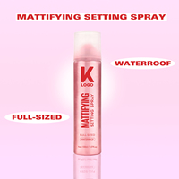 Spray fixateur de maquillage liquide matifiant longue durée, contrôle de l'huile, verrouillage du maquillage du visage, anti-bavures, imperméable, spray de finition