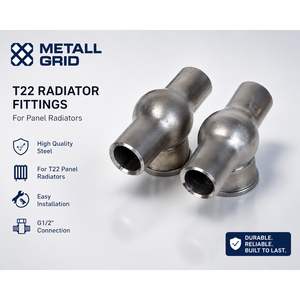 Raccord de connexion en acier T22 de haute qualité pour l'installation de radiateurs à panneaux dans le chauffage résidentiel, commercial et industriel - Product Image 2