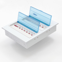 Boîtier de distribution encastré breveté PZ30 à 30 voies, coffret de distribution complet pour disjoncteurs, boîtier électrique métallique, coffret de commande basse tension