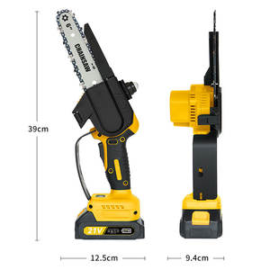 เลื่อยไฟฟ้าไร้แปรงถ่านมือเดียวขนาด6/8นิ้วอเนกประสงค์แบบพกพาสำหรับใช้ในบ้านสวนตัดแต่งกิ่งไม้ข้ามพรมแดน - Product Image 5