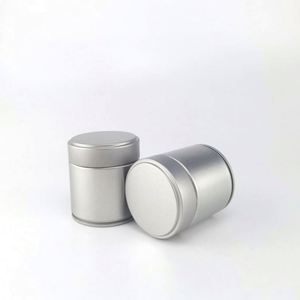 Envase Personalizado de Aluminio para Matcha, Lata Redonda Metálica Clásica con Tapa de Rosca para Regreso a Clases, para Dulces, Café, Té en Polvo - Product Image 1