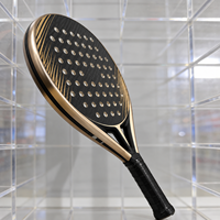 Raquette de la série Hua, design en forme de goutte d'eau, optimisation aérodynamique, noyau en fibre de carbone 12K MLD EVA, raquette de beach tennis