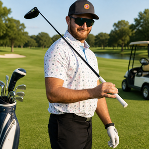 Custom Embroidered logo Golf Shirt Printing logo Design Spandex Polyester Sublimation Polo Shirt for Men - Product Image 1
