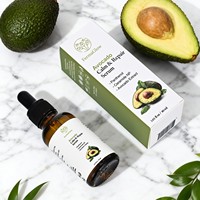 Sérum Visage Apaisant et Hydratant à l'Oligopeptide d'Avocat Fermenté, Panthénol et Céramide NP pour Peaux Sensibles et Réparation de la Barrière Cutanée