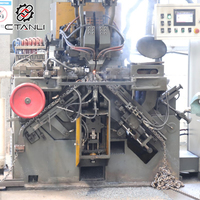 Machine de soudage de chaînes industrielle CNC à haute productivité, contrôlée par PLC de grade G80, pour engrenages de moteur