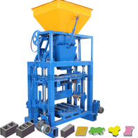 Machine à fabriquer des blocs de béton semi-automatique Qt40-1