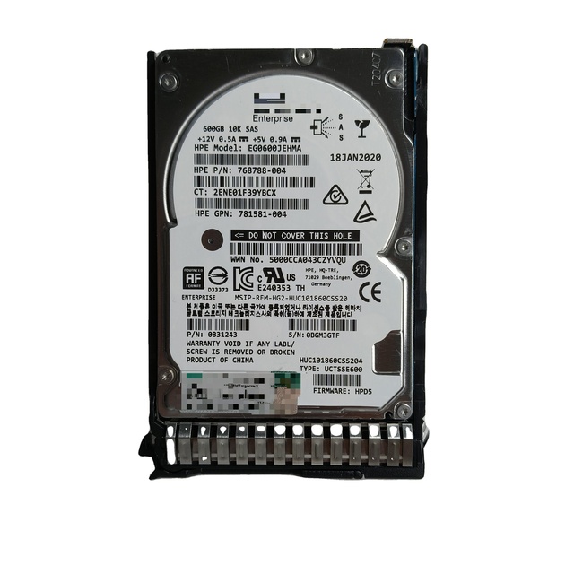 Good Price 781516-B21 781577-001 600G SAS 10K 12G 2.5 G8 HDD