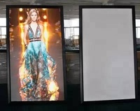 Cadre d'affiche LED Taille personnalisée Panneaux lumineux LED Boîte à lumière LED Boîte à lumière rétroéclairée pour affiche de film 27x40