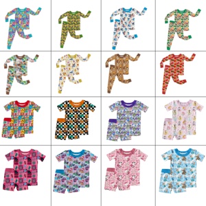 Whatnot RTS Mix design design 5% di bambù 95% organico Spandex stampa casuale personaggio bambino dormienti scatola misteriosa - Product Image 4