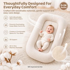 OEM ODM Multifunctional Baby Nest Bed Breathable Infant Support Cushion Foldable Baby Lounger for 0-8 Months Baby - Product Image 2