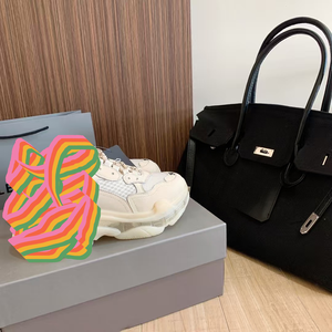 Mocassins de luxe pour hommes Antonim à motif quadrillé Triple S1 de haute qualité, semelle épaisse, empeigne en maille légère - Product Image 2