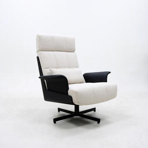 Modern Fabric Leisure <b>Chair</b> High Backrest Swivel Lounge <b>Chair</b> Single-Person Bedroom Home <b>Living</b> <b>Room</b> Furniture Customizable - Product Image 4